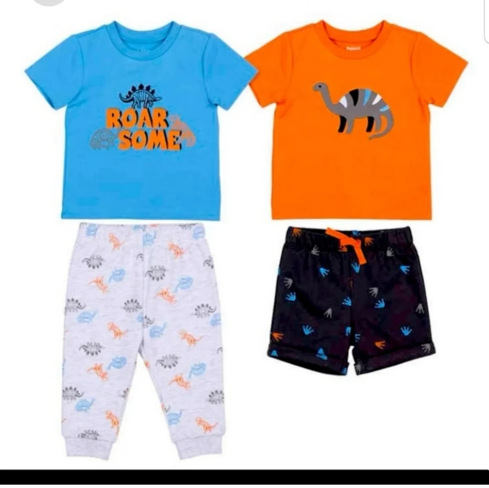 Peckkles matching set baby shorts pants shirts 18m nwt